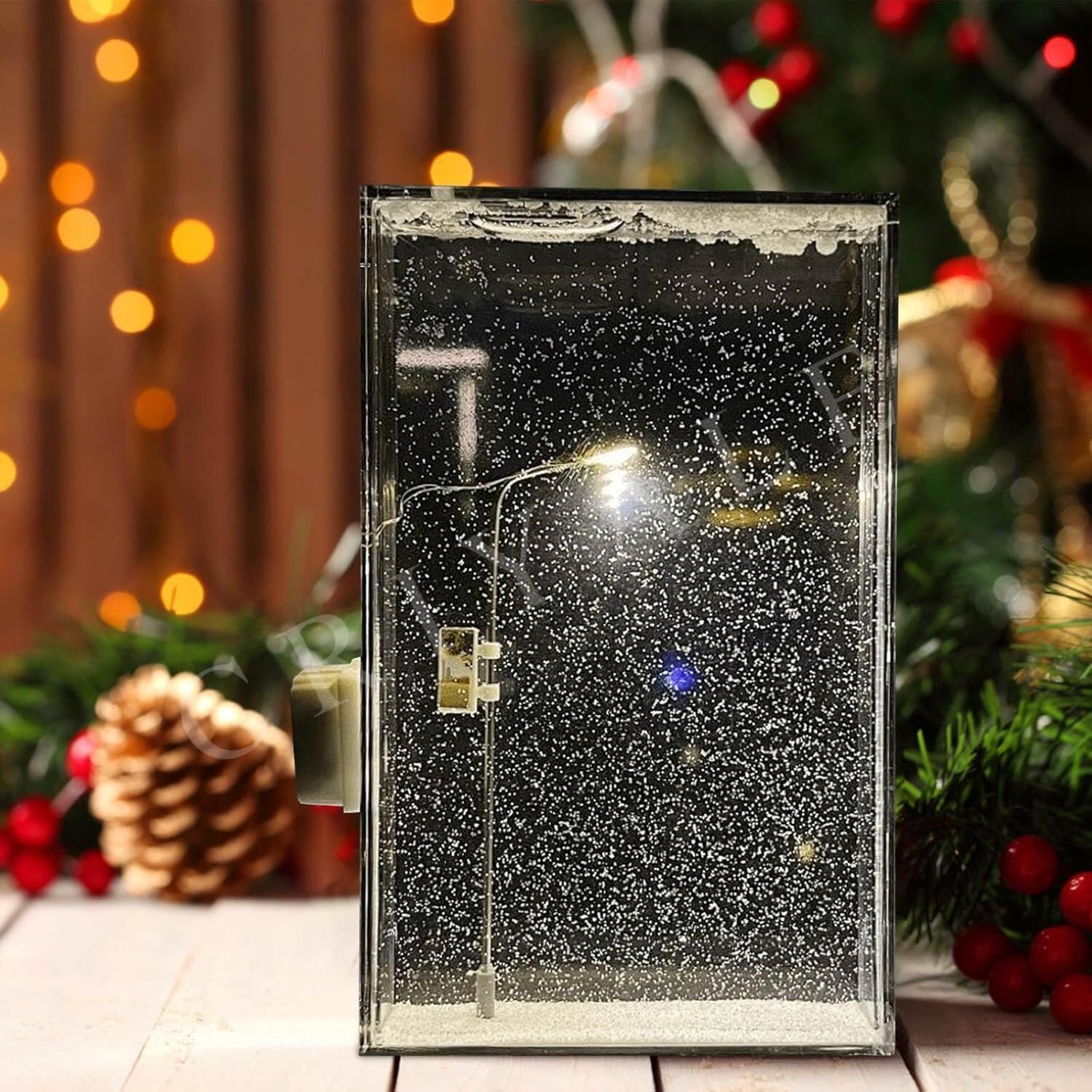 Snowflake Night Light, Make Your Own Christmas Night Light, Snowflake Lamp for Family and Kids