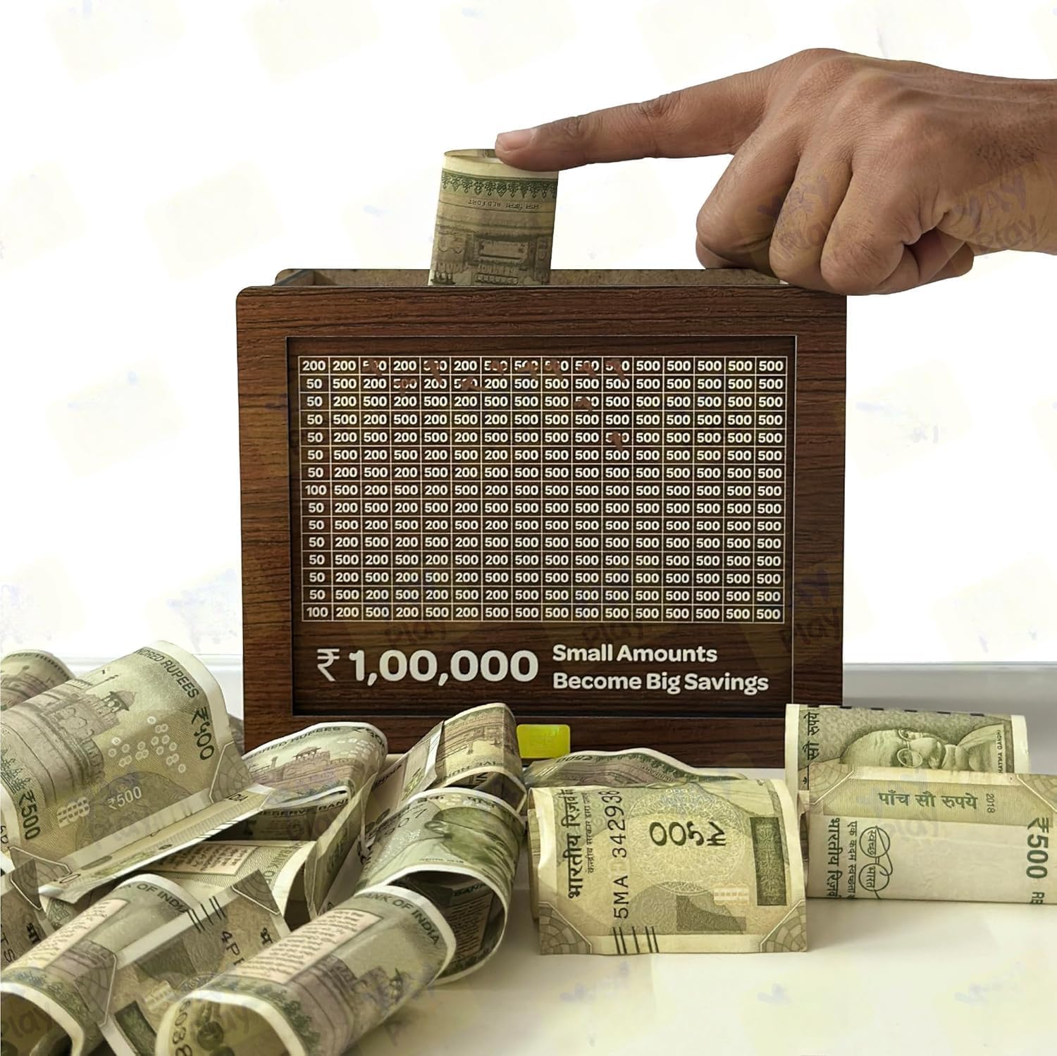 Wooden Money/Piggy Bank, Money Box, Coin Box